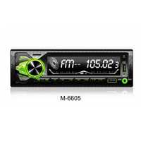 Pemutar MP3 Stereo Single Din 12V dengan BT/FM/USB/SD/AUX-in Amplifier Pemancar FM Pengisi Daya Mobil