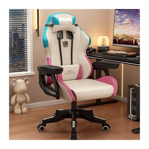 Set de <span class=keywords><strong>Silla</strong></span> Gaming de Carreras para Ordenador <span class=keywords><strong>con</strong></span> Respaldo Alto y Mesa, <span class=keywords><strong>Silla</strong></span> Ergonómica Ajustable <span class=keywords><strong>con</strong></span> Reposapiés - Product Image 6