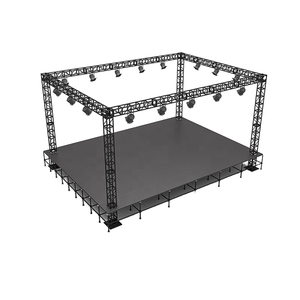 Structure de présentation modulaire en alliage d'aluminium, robuste, capacité de charge de 400 kg, légère, antirouille, installation rapide, mobile, personnalisable - Product Image 1