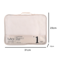 Organisateur de voyage étanche avec logo personnalisé OEM haut de gamme Lot de 3 cubes Ensemble de cubes d'emballage à compression