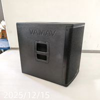[VAMAV VSP15] Caisson de basses actif en bois de 15 pouces, système audio professionnel de scène, 500W RMS, concerts, événements, DJ, système audio, Bocinas Bar