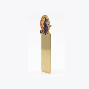 Marcapáginas de Latón Macizo con Diseño de Luna Creciente de Alta Fidelidad, <span class=keywords><strong>para</strong></span> Regalos de Librería en Festivales de Otoño - Product Image 3