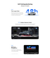 DDPAI Z50 Dual Pro GPS Kamera Dasbor Depan/Belakang 4K IPS dengan WiFi 4G ADAS NightVision Perekam Video Mobil