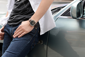 Nouvelle Montre Décontractée à Quartz pour <span class=keywords><strong>Homme</strong></span>, Bracelet en Alliage 20mm, Cadran en Verre, <span class=keywords><strong>Tendance</strong></span> Sportive, Vente en Gros, Montre Ceinture Affaires - Product Image 6