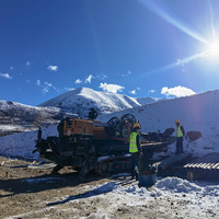 Machine de forage horizontal Goodeng 80 tonnes avec moteur diesel CUMMINS efficace pour le forage souterrain, profondeur max. 40 m