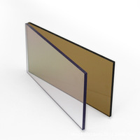 Lámina de Policarbonato Sólido Moderna de 8-20 mm de Espesor con Protección UV, Certificación ISO, Garantía de 10 Años para Techos, Ventanas y Puertas de Hoteles