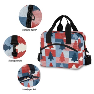 Customized Printing Cheap Price Portable Tote Lunch Bag for Women Men Picnic Thermal Insulation Outdoor Cooler Bag - Product Image 5