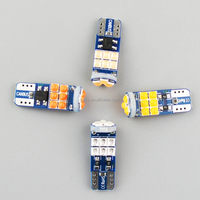 Ampoule LED de voiture rouge, blanche, jaune, 3030, 15 SMD, 15 LED, plaque d'immatriculation, éclairage de lecture, 194, 168, T10, W5W, éclairage intérieur pour véhicules