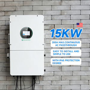 ระบบโซลาร์เซลล์แบบไฮบริด SRNE 8KW 10KW 12KW 15KW 18KW 16KW 24KW แบบแยกเฟส แรงดันต่ำ 3MPPTs  IP65 สำหรับใช้งานนอกระบบ - Product Image 1