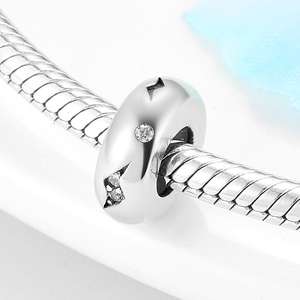 <span class=keywords><strong>Real</strong></span> 925 plata esterlina <span class=keywords><strong>gato</strong></span> lindo huellas tapón encantos <span class=keywords><strong>de</strong></span> granos <span class=keywords><strong>de</strong></span> perlas <span class=keywords><strong>de</strong></span> cristal CZ Fit pulsera para la fabricación <span class=keywords><strong>de</strong></span> la joyería al por mayor - Product Image 6