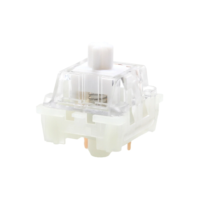 KTT Kang White V3 Switches Linear Mechanical Keyboard Shaft 3Pin Customize RGB SMD Gaming Compatible With MX Switch