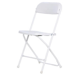 <strong>White</strong> Plastic <strong>Folding</strong> <strong>Chairs</strong> Indoor Outdoor Stackable Seat PP <strong>Folding</strong> <strong>Chair</strong> for Kitchen Dining Room Outdoor Camping - Product Image 4