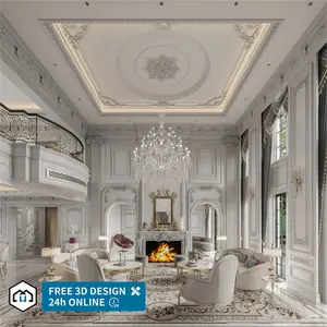 Внешний рендеринг роскошное домашнее украшение 3d дизайн интерьера архитектура