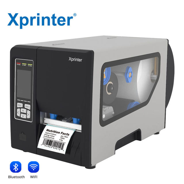 XP-G480E Mini Direct Thermal Barcode Printer USB Interface 300DPI Visual Window POS Packaging Labels Stock 104mm Paper SDK