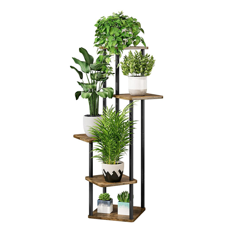 3 Plant Rack OEM Wood 3-Tier Plant Stand Rack with Multiple Flower Pot Holder Shelf ...