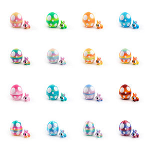 Vashine - Conejo de Pascua Impreso en 3D, Juguete Divertido para Niños, Conejo de Cristal Flexible, Decoración de Huevos de Pascua, Figura de Acción - Product Image 5