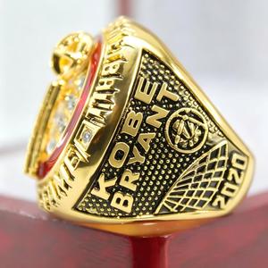 2020 venta al por mayor Kobe Bryant Memorial baloncesto Campeonato anillo diseñ<span class=keywords><strong>o</strong></span> personalizado hombres aleación moda anillo Salón de la Fama inspirado - Product Image 4