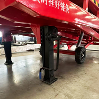Niveleur de quai mobile, rampe de chargement portable pour camions, plateforme de chargement manuelle hydraulique en acier à haute teneur en manganèse