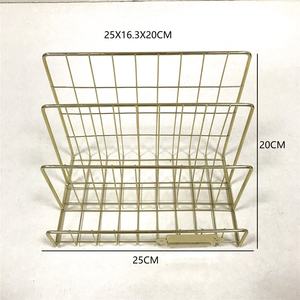 Desktop Mail Organizer File Organizer Metal Wire Mail Sorter Letter Organizer - Product Image 1