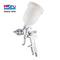 Pistol Semprot Cat H-828G WUFU Gravity Feed HVLP 1.4mm untuk Perbaikan Mobil dengan Cup 600ml