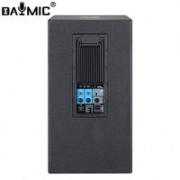 Sistema de Sonido Profesional con Altavoces de Columna Activos PA de 12 Pulgadas con Amplificadores BT para Exteriores de 4.5 Pulgadas de Rango Completo