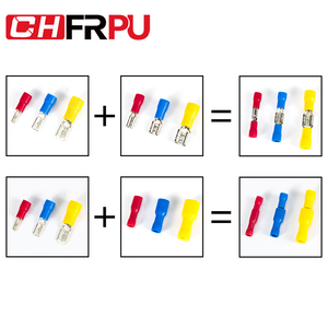 Латунный изолированный Штекерный гнездовой коннектор faston <span class=keywords><strong>spade</strong></span>, гнездовой разъем FDD, Электрический обжимной соединитель, отсоединительный терминал - Product Image 4