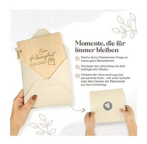 Cuaderno <span class=keywords><strong>de</strong></span> Madera, Regalo para el Día <span class=keywords><strong>de</strong></span> la Madre, Anuncio <span class=keywords><strong>de</strong></span> Embarazo, Álbum <span class=keywords><strong>de</strong></span> Fotos Conmemorativo Grabado con Láser, Madre e Hijo - Product Image 5