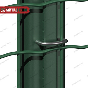 Nhựa nhúng Euro hàng rào thép PVC Hà Lan hàng rào hàn cuộn dễ dàng lắp ráp hàn dây sắt lưới hàng rào chống lại bức xạ UV - Product Image 3