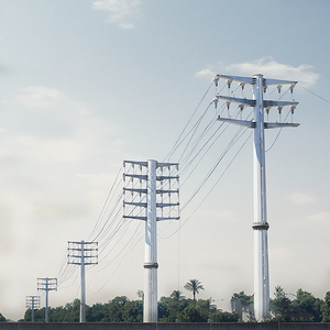 <span class=keywords><strong>Torres</strong></span> Eléctricas Autoportantes Octogonales de Acero Galvanizado de <span class=keywords><strong>Alta</strong></span> Tensión de 30, 36 y 40 Pies - Product Image 6