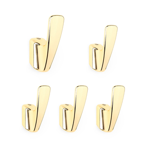 Gancho para bata Daili de alta calidad al por mayor, gancho para colgar abrigos de aleación de Zinc, ganchos decorativos para baño de estilo moderno - Product Image 2
