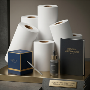 <span class=keywords><strong>Film</strong></span> BOPP anti-rayures, <span class=keywords><strong>film</strong></span> de laminage thermique, mat, anti-reflets, résistant aux rayures, brillant, pour l'emballage de boîtes, emballage de gâteaux, impression - Product Image 5