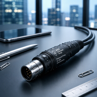 Caméra d'inspection portable 3-en-1 pour téléphone portable, endoscope étanche IP67, vision nocturne, grand angle, MicroSD, 1080P HD, caméra serpent USB