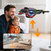 Drone L101 Transfrontalier en Mousse RC, Avion de Voltige Suspendu à Altitude Fixe, Résistant aux Chutes avec Lumières Colorées