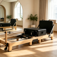 Machine de Pilates professionnelle personnalisée pour studio de yoga, lit de Pilates pour le renforcement du tronc, vente chaude, directement de l'usine