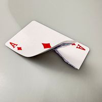 Boîte en papier OEM en lin gaufré anti-rayures, pour jeu de poker, écologique, pour usage familial, idéale pour la promotion de marque et les cadeaux de salon professionnel