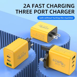Universal QC3.0 USB Wall Power Adapter Cell Phone Quick Charger PD 40W Plug US EU UK Mobile Dual USB-C Port Charger - Product Image 6