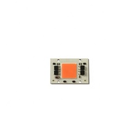 Lampu Tumbuh LED COB Spektrum Penuh Seri 4060 50W Kustom 380-780nm 60-80 Umol/s PPF Garansi 3 Tahun untuk Stroberi Melon