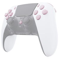 Boutons complets roses eXtremeRate pour contrôleur PS5 Edge Dpad Action Share Options Home R1L1 R2L2 Touches boutons