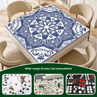 Grand tapis de mahjong en caoutchouc naturel de 2-3 mm, absorbant les chocs, résistant aux rayures, tapis de jeu de cartes universel pour mahjong