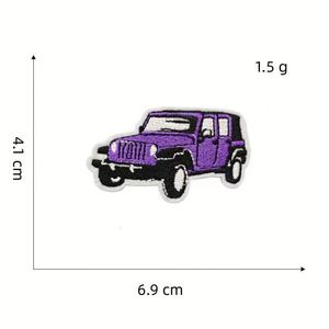 Popular Custom Embroidered Canvas Beads Eco-Friendly Iron-on <b>Purple</b> Series Patches for Clothing Suitcases Bags <b>Hats</b> - Product Image 6