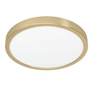 PLAFONIERA FUEVA 5 LED OTTONE SPazzolato 28.5X2.8CM - 1X20.5W 1X2400lm 3000K - Product Image 1