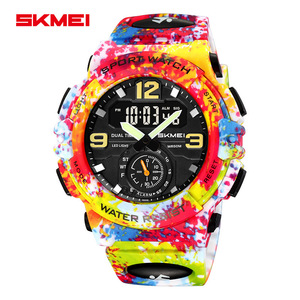Skmei Sport Watch Digital Dual Time Waterproof TPU Strap Unisex 50m Water Resistant Luminous Electronic Watch - Product Image 5