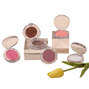 อายแชโดว์สีเดียวแบบโมโนโครม ไฮไลท์เตอร์ก้อนน้ำแข็งขนาดเล็ก กันน้ำ ผงกลิตเตอร์เนื้อละเอียดประกายมุก พาเลทอายแชโดว์สีเดียว - Product Image 1