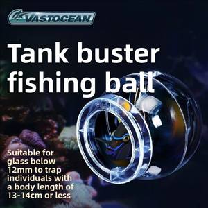 Dispositivo 100% Humano para Capturar Peces de Acuario, <span class=keywords><strong>Entrada</strong></span> Unidireccional, Sin Escape, Seguro para Toda la Vida del Acuario, Plástico Duradero y No Tóxico - Product Image 2