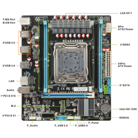 Placa Base Esonic X99 para Servidor con Combo de Procesador LGA2011 4*DDR4 para Intel V3 Xeon E5