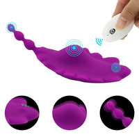 Unsichtbarer Tragbarer Vibrator 10 Frequenzen Duale Vibration Fernbedienung Sexspielzeug für Frauen Erwachsene Großhandel