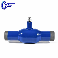 Válvula de Bola Totalmente Soldada Estándar GOST Q61F-PN16 DN15-300 PN16/25/40 de Acero Inoxidable para Tuberías de Agua, Mercado Ruso