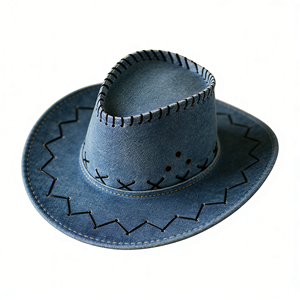 Chapeau de cowboy occidental à large bord imprimé sur mesure, style <span class=keywords><strong>américain</strong></span>, pour homme et femme, idéal pour les fêtes, la plage et l'équitation, vente en gros - Product Image 4