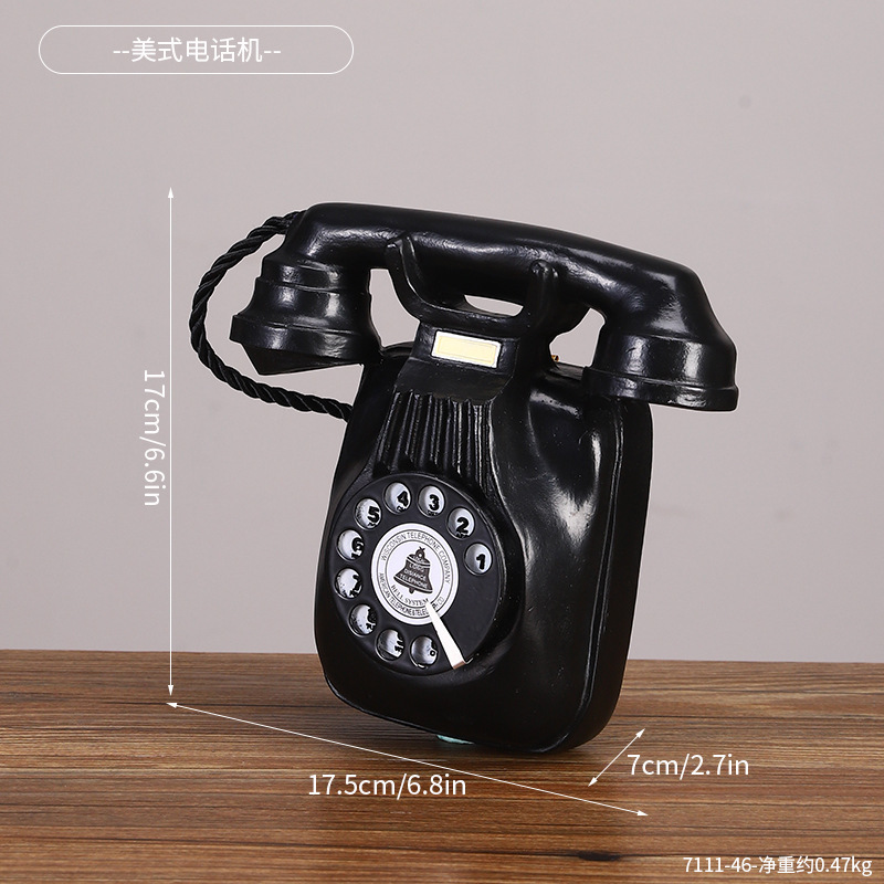 7111-46-เครื่องประดับ--โทรศัพท์สไตล์อเมริกัน