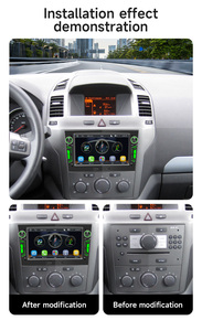 Lecteur multimédia automobile Android BQCC 7 pouces MP5 sans fil FM AM RDS avec Carplay pour <span class=keywords><strong>Opel</strong></span> <span class=keywords><strong>Astra</strong></span> <span class=keywords><strong>H</strong></span> J Vectra Vauxhall Antara Zafira - Product Image 4